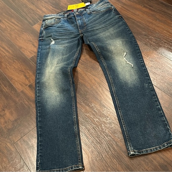NWT Mens Truth.Substance Distressed Slim Fit Stretch Jeans - Picture 2 of 9